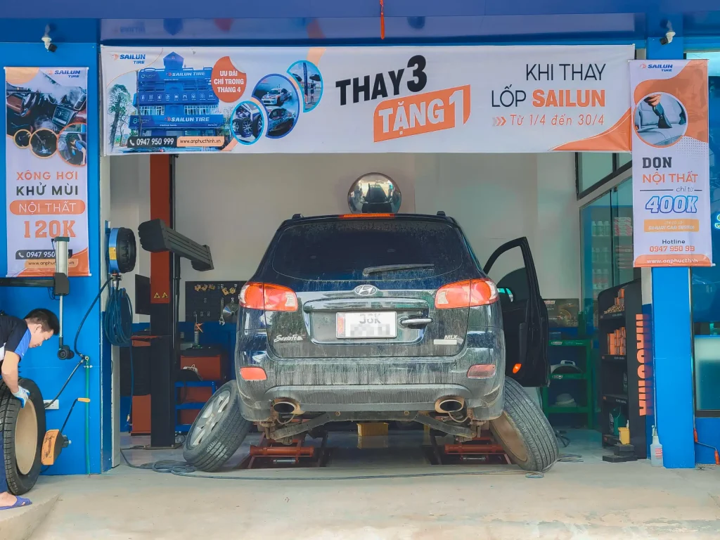 Khuyến mãi lốp tại Sailun Car Service