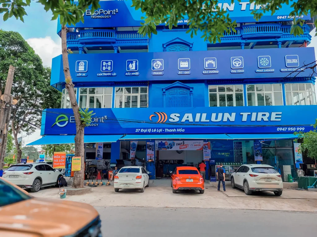 Trung tâm dịch vụ lốp Sailun chuẩn quốc tế